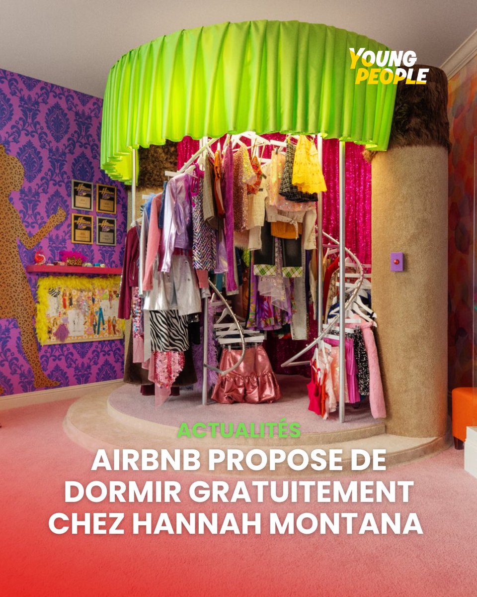 youngpeople_off's tweet image. Airbnb recrée la maison de #HannahMontana à #Malibu pour les 20 ans de la série ! Dix séjours d’une nuit sont à gagner entre le 6 et le 16 avril. 🏠

📸 Airbnb