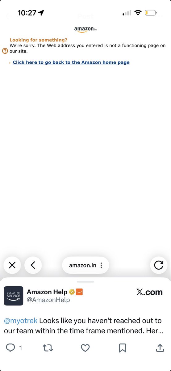 myotrek's tweet photo. @AmazonHelp Just like your generic response your link is also useless and misleading @jagograhakjago @amazonIN This is clearly misleading and deliberate delay in resolution. Since Jan30 2026 amazon associates are not sharing the evidence requested regarding the missing unit https://t.co/v8Ox9bxKxV