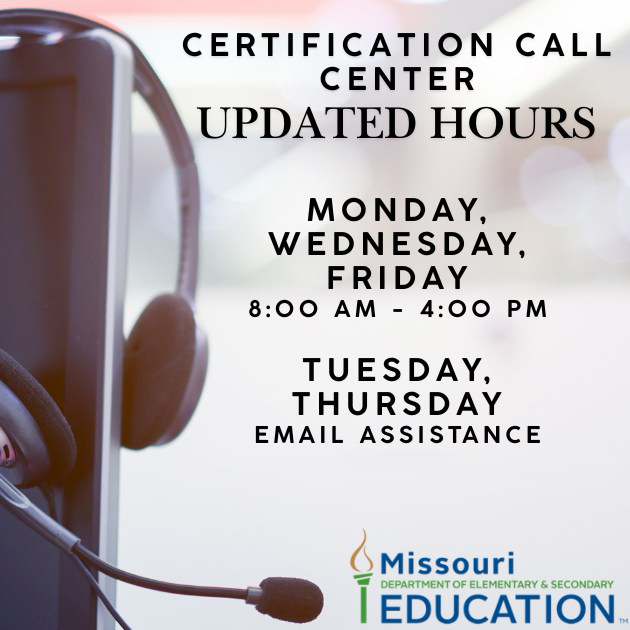 Missouri DESE tweet media