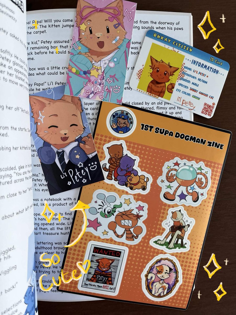 SupaDogmanzine's tweet photo. “Woah! Is that THE Dogman zine? It looks so cool! Wait, what’s inside?” We are proud to reveal the physical zine and some of the contents inside! What are you most excited for?
#dogman #dogmanzine https://t.co/5gJFCpp0p2