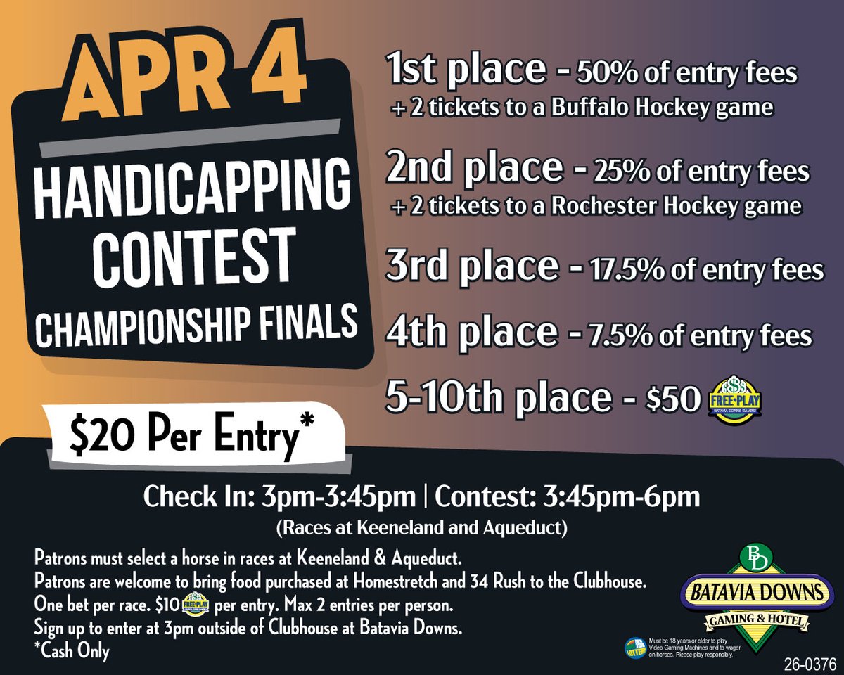 Batavia Downs Racetrack tweet media
