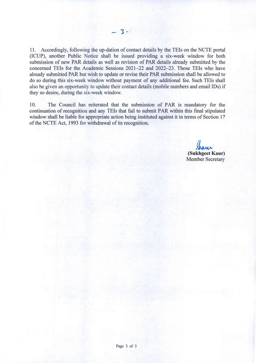 National Council for Teacher Education tweet media