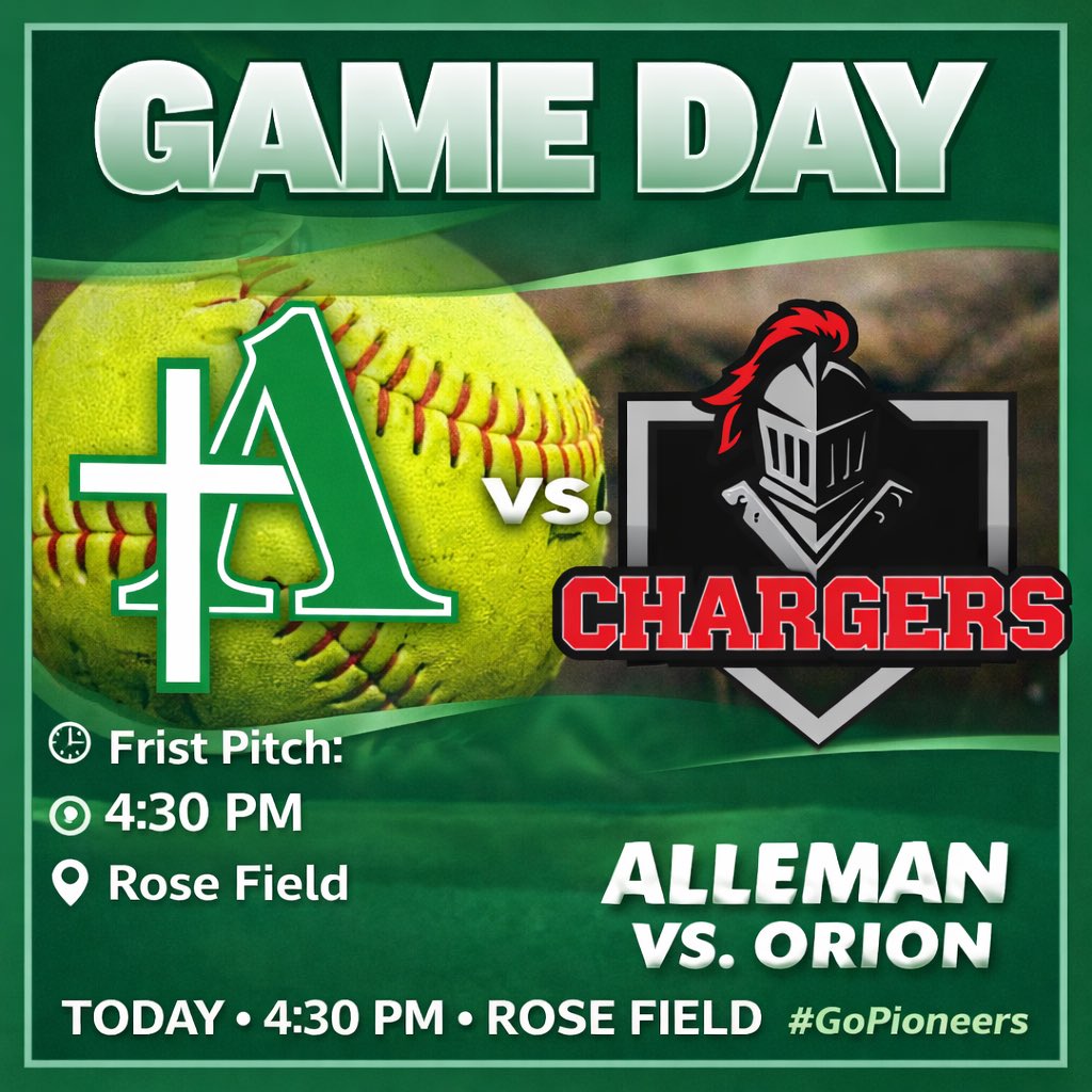 SoftballAlleman's tweet photo. Come support the ladies! https://t.co/0FwuxzcF2M
