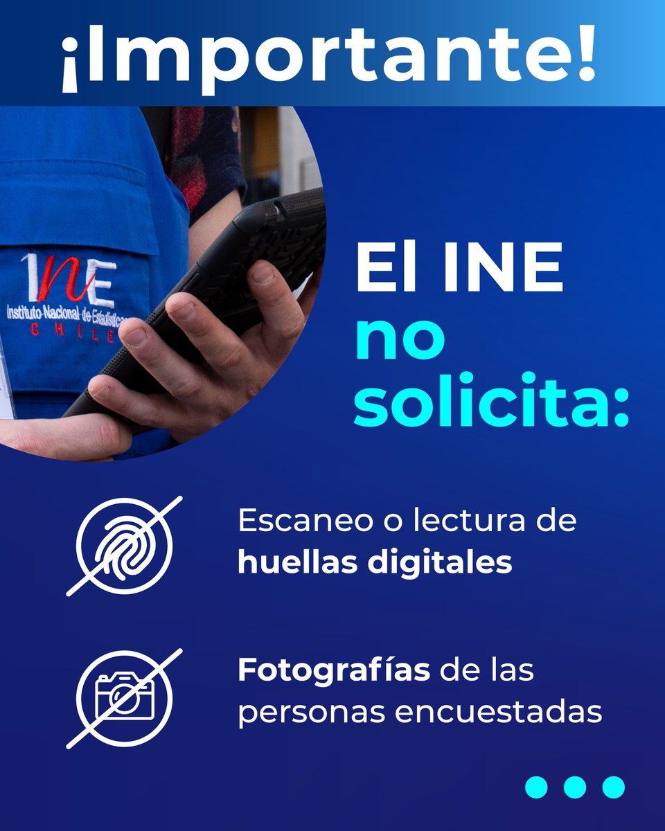 INE Chile tweet media