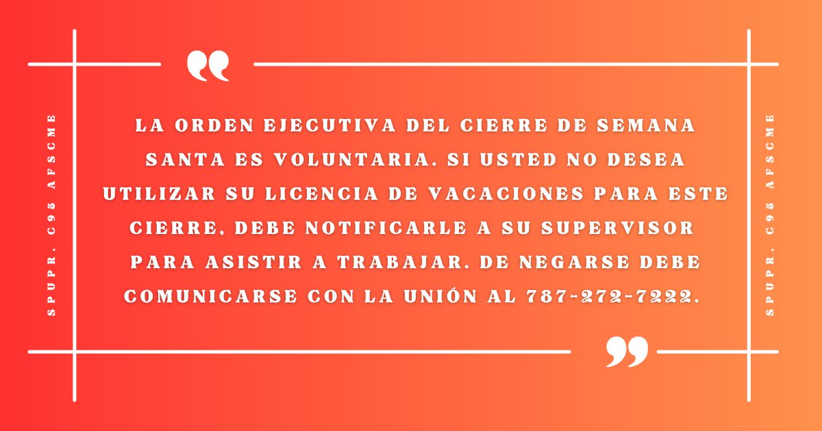 SPUPR - Concilio 95 tweet media