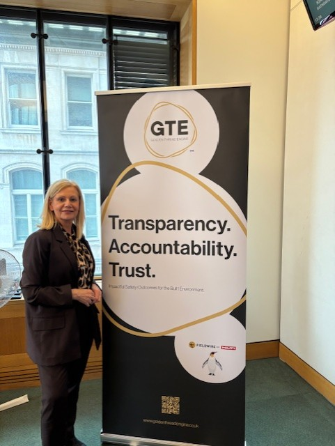 ElaineStewartMP's tweet photo. Yesterday I hosted @ogilviefp and Grenfell survivor Shahin Sadafi for a Parliamentary Drop-In event. Their new AI tool brings the Building Safety Act to life-  supporting transparent, accountable fire safety after Grenfell and Lakanal, and the recent Glasgow fire devastation. https://t.co/NhDU3TbnMJ