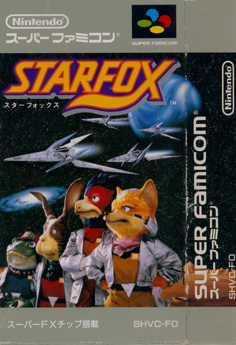 AndrossSF0's tweet image. The front &amp;amp; back cover of the Super Famicom Star Fox game box.

#starfox #snes #supernintendo #Nintendo