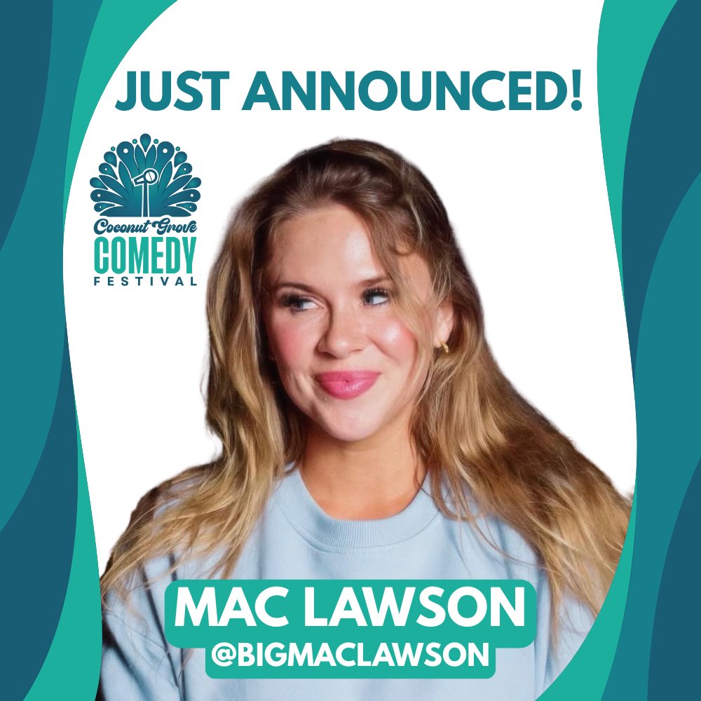 coconutgrovecf's tweet photo. Now announcing for @coconutgrovecf…
Mac Lawson!

@BigMacLawson1 the host of @RoastBattle South Florida!
A big personality and an amazing comedian!

Very excited to have Mac at our Comedy Festival!

#coconutgrovecomedyfestival #CGCF #comedyfestival #coconutgrove https://t.co/AoJtKMfxMu