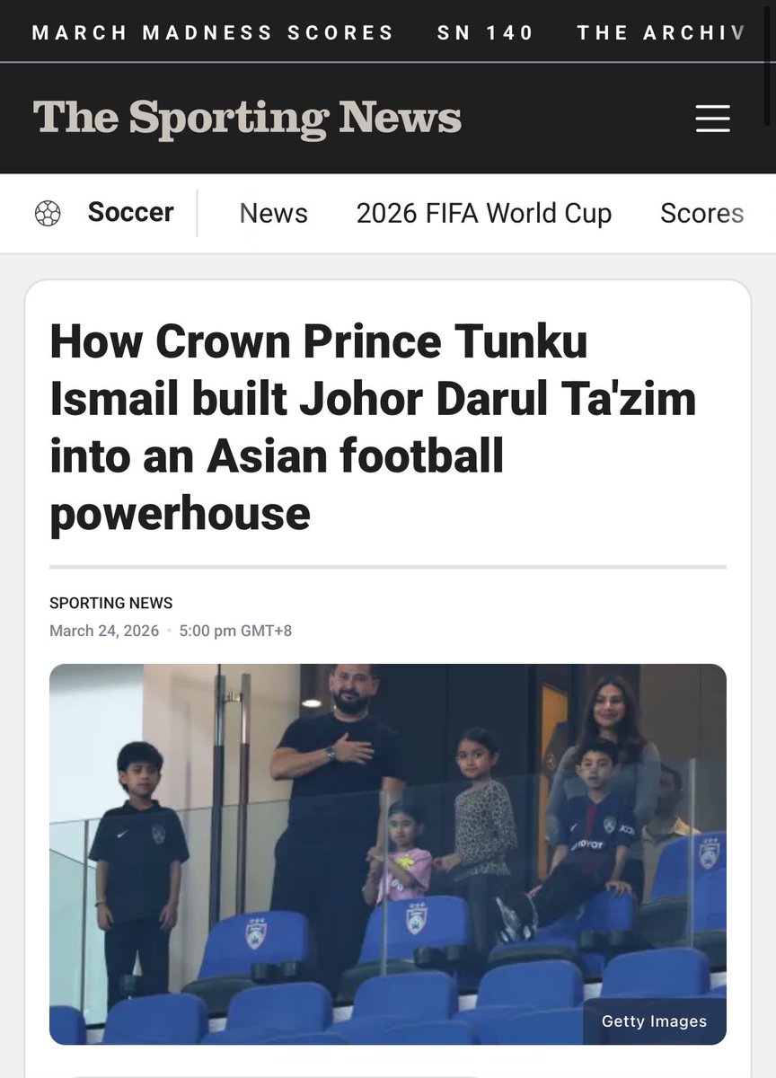 HRH Crown Prince of Johor tweet media