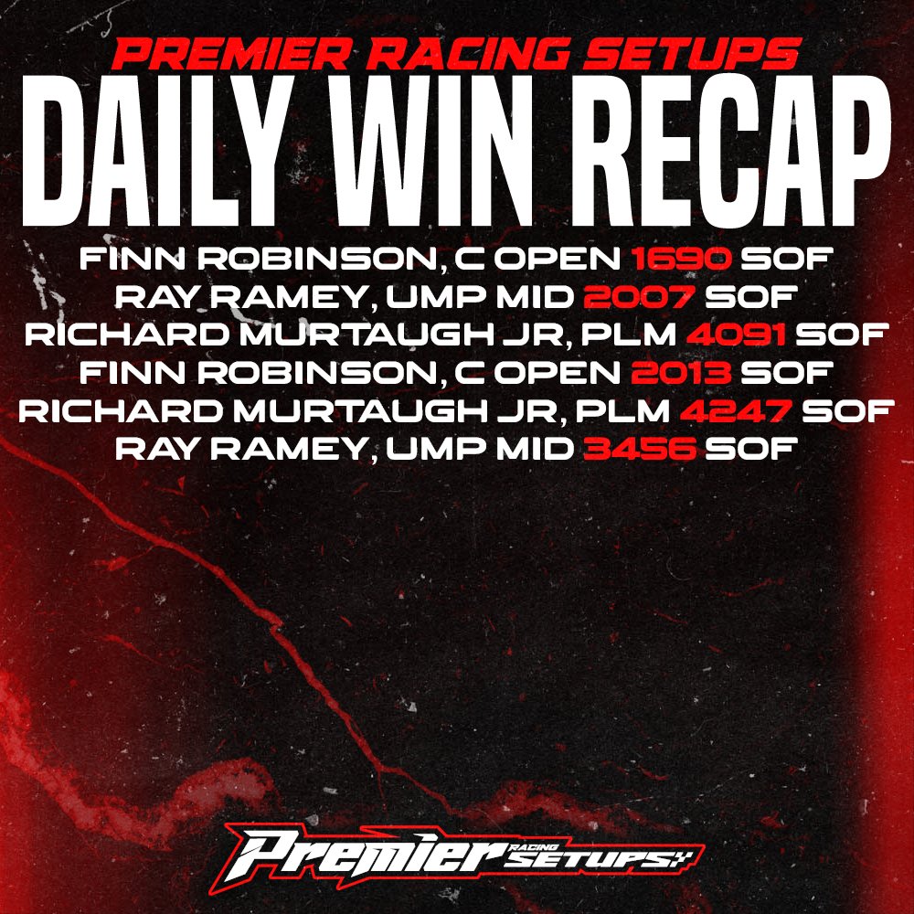 Premier Racing Setups tweet media