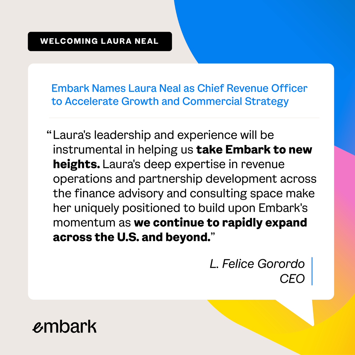 Embark tweet media