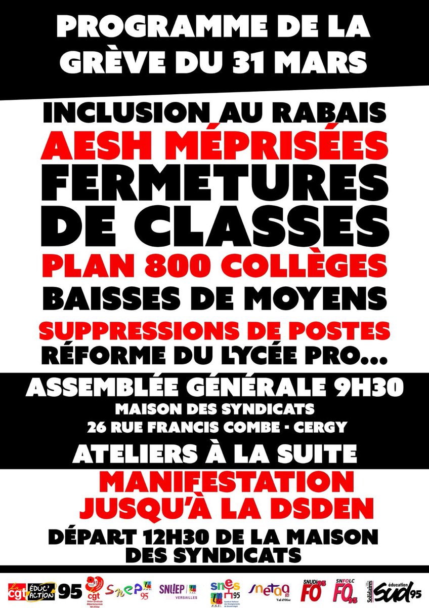 CGT Éduc’action 95 tweet media