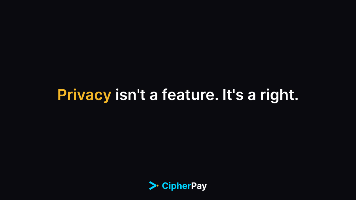 Cipherpay tweet media