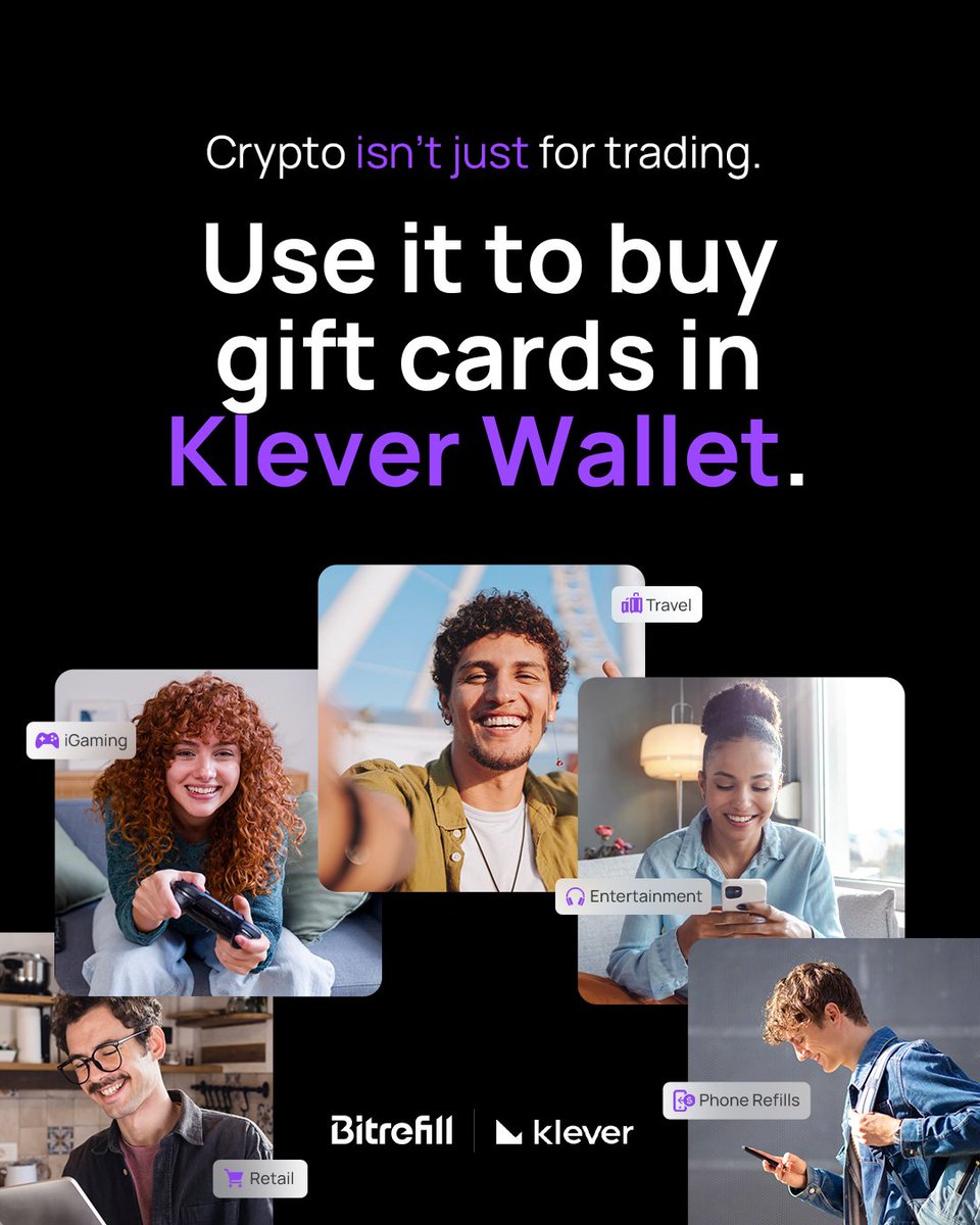 Turn your crypto into real-world moments.
Buy gift cards with multiple currencies directly in Klever Wallet. 🎁🚀