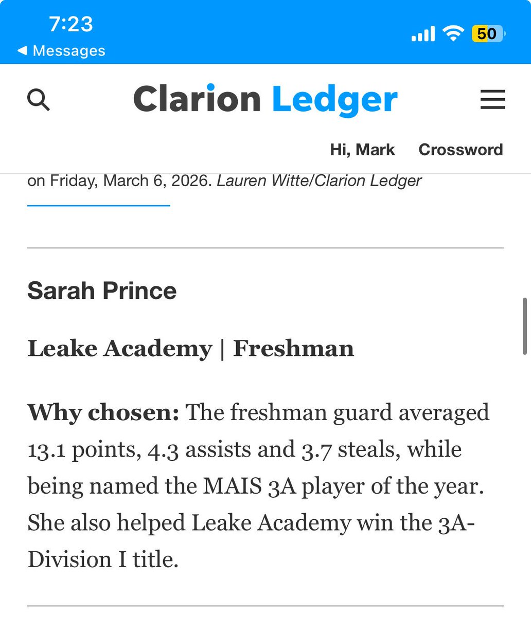 godfatherPrince's tweet photo. Didn't realize Bear made this team!  CL first team all state.  Great honor for @leake_sports and the Bear who yesterday made 300 shots.  Next year for her has already begun. https://t.co/55hqh2YFbi
