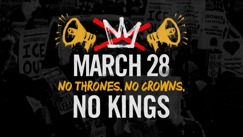 MagicMark9's tweet photo. @AnnieForTruth #NoCons #NoClowns #NoTrump #NoKings https://t.co/jq0cG2ugPj