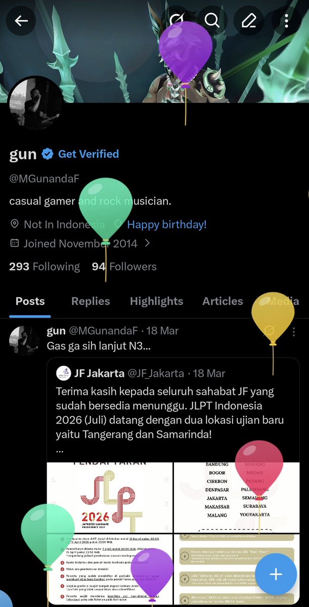 MGunandaF's tweet photo. Officially, Kepala Tiga... https://t.co/WMAgLmmDza