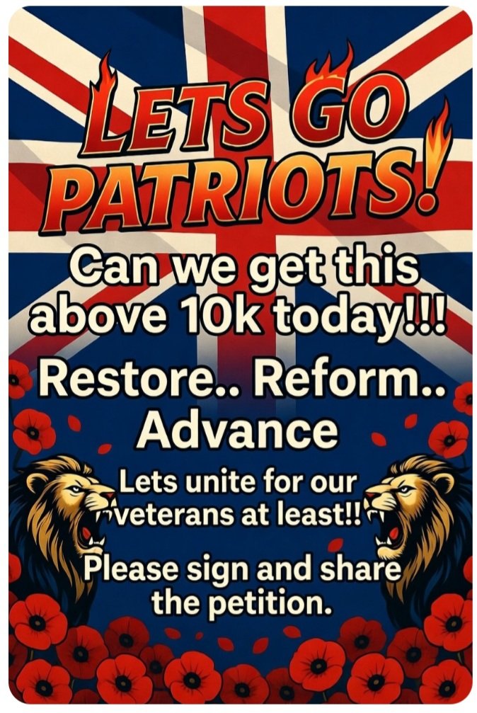 Please sign and share/repost, here's the link...
petition.parliament.uk/petitions/7605…