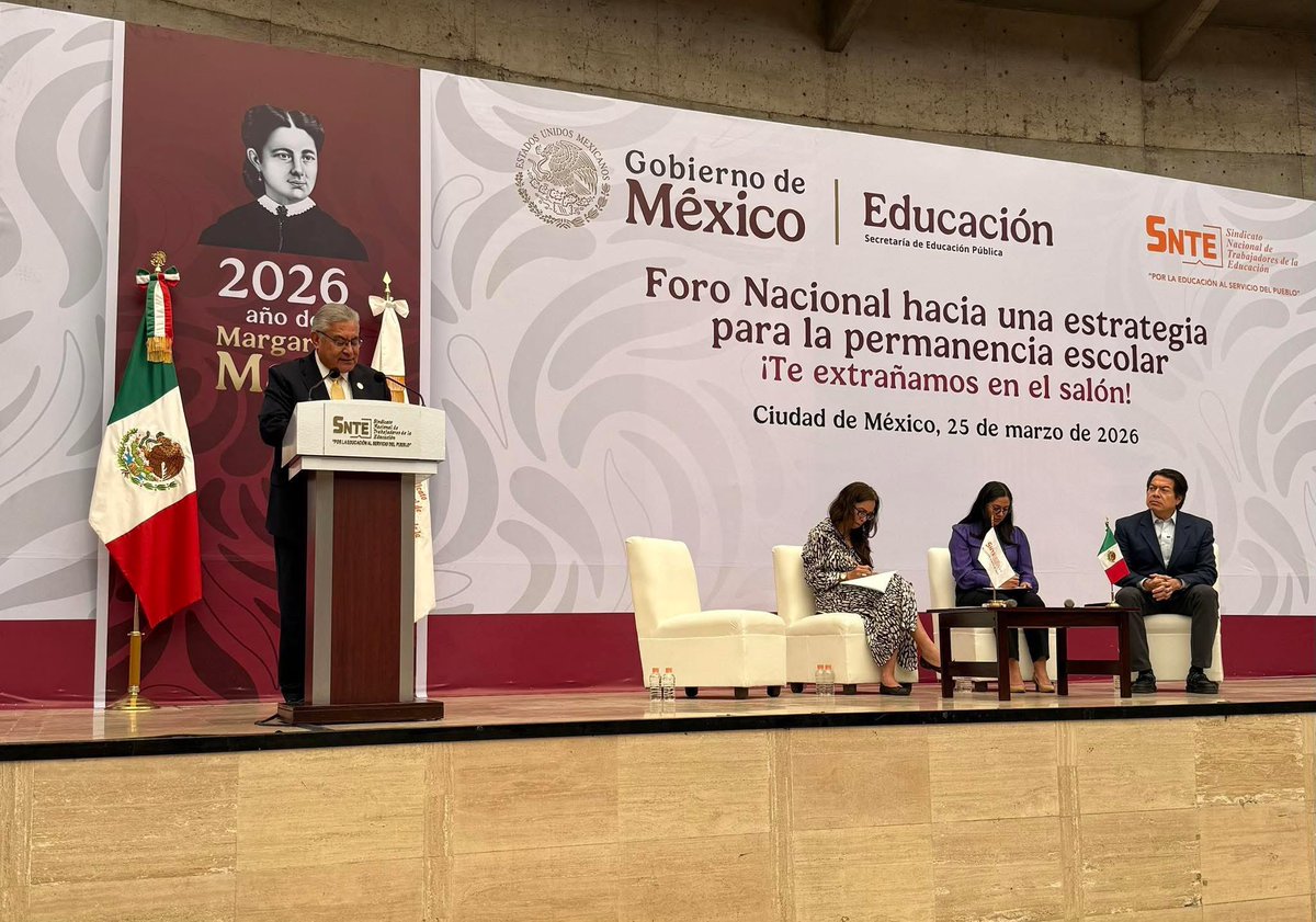 CastroRicardoMx's tweet photo. ¿Y tu cuál crees que es la razón por la que un alumno deja de ir a la escuela?  

Foro Nacional hacia una estrategia para la permanencia escolar convocado por el líder nacional del SNTE Mtro. Alfonso Cepeda Salas y el Secretario de Educación Pública Mtro. Mario Delgado Carrillo. https://t.co/Mpzj5Ce9c3
