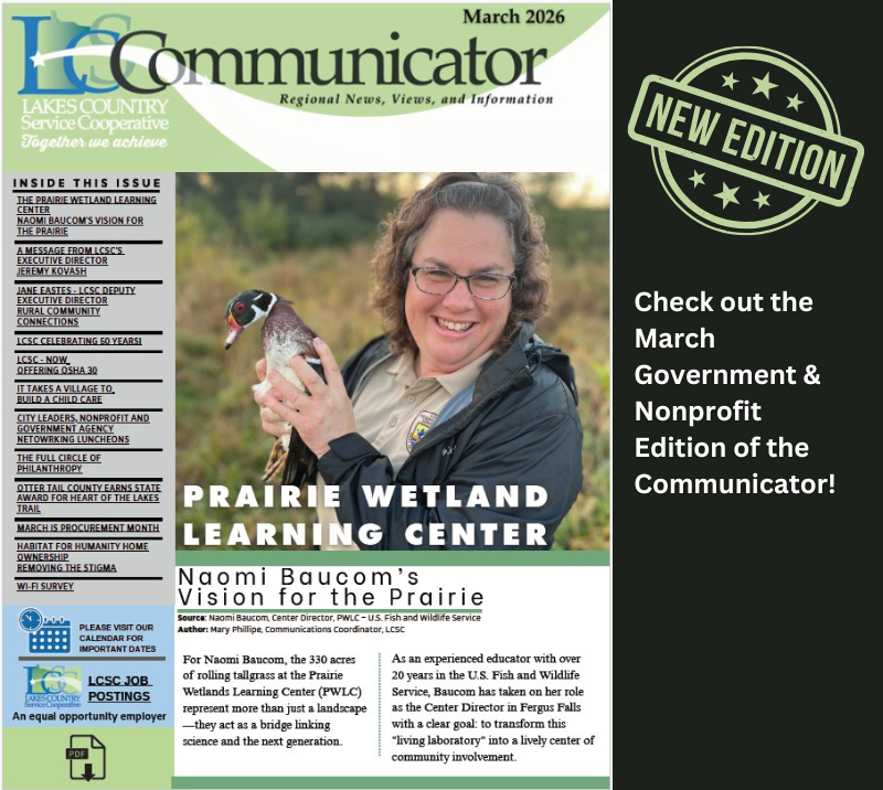 LakesCountrySC's tweet photo. 📰 March 2026 LCSC Communicator
Highlights:• Naomi Baucom &amp; the Prairie Wetland 🦆 • Community Childcare 🏠 • Habitat for Humanity updates 🔨 • Philanthropy Registration 🤝
Read: 🔗 https://t.co/e3TRwXjS1m Sub: 📧 https://t.co/SP7Pmf4pHO
#LCSC #TogetherWeAchieve #CCOGA https://t.co/1oHy5MDEdn