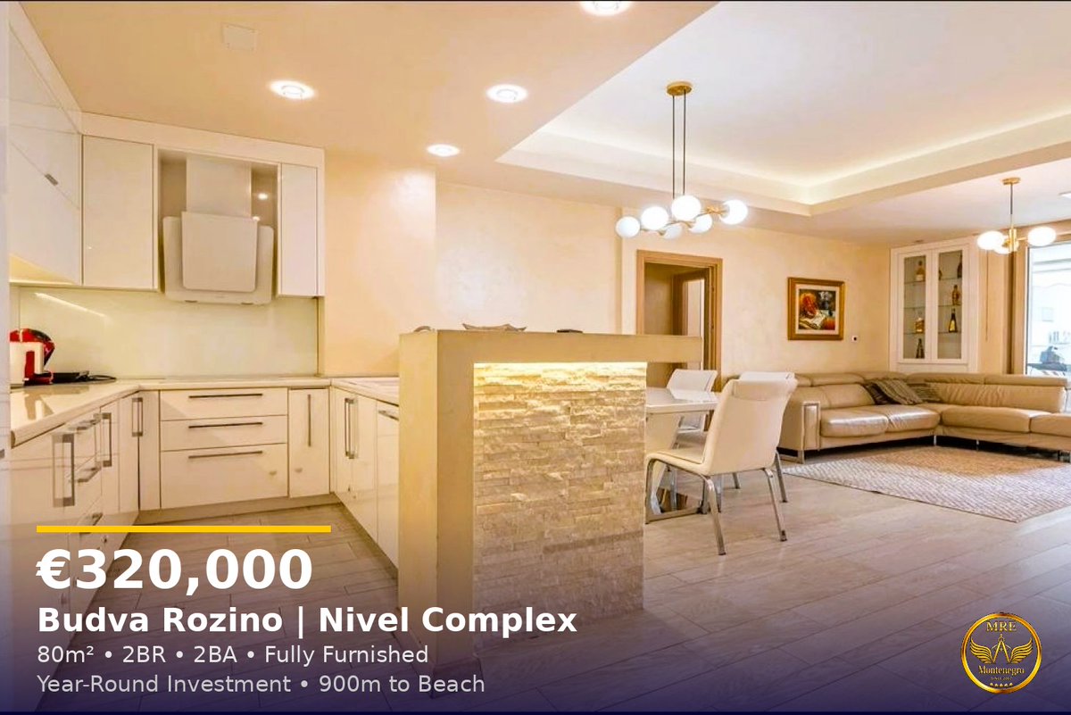 MontenegroReal2's tweet photo. Nivel complex context:
Modern construction | Elevator access | Contemporary standards | Established Rozino location
€4,000/m² for functioning urban infrastructure vs €6k-€8k+ for beach proximity with seasonal demand only.
https://t.co/OgAmYIUB7J
#BudvaRealEstate #PropertyValue https://t.co/9Ep8mizVmi