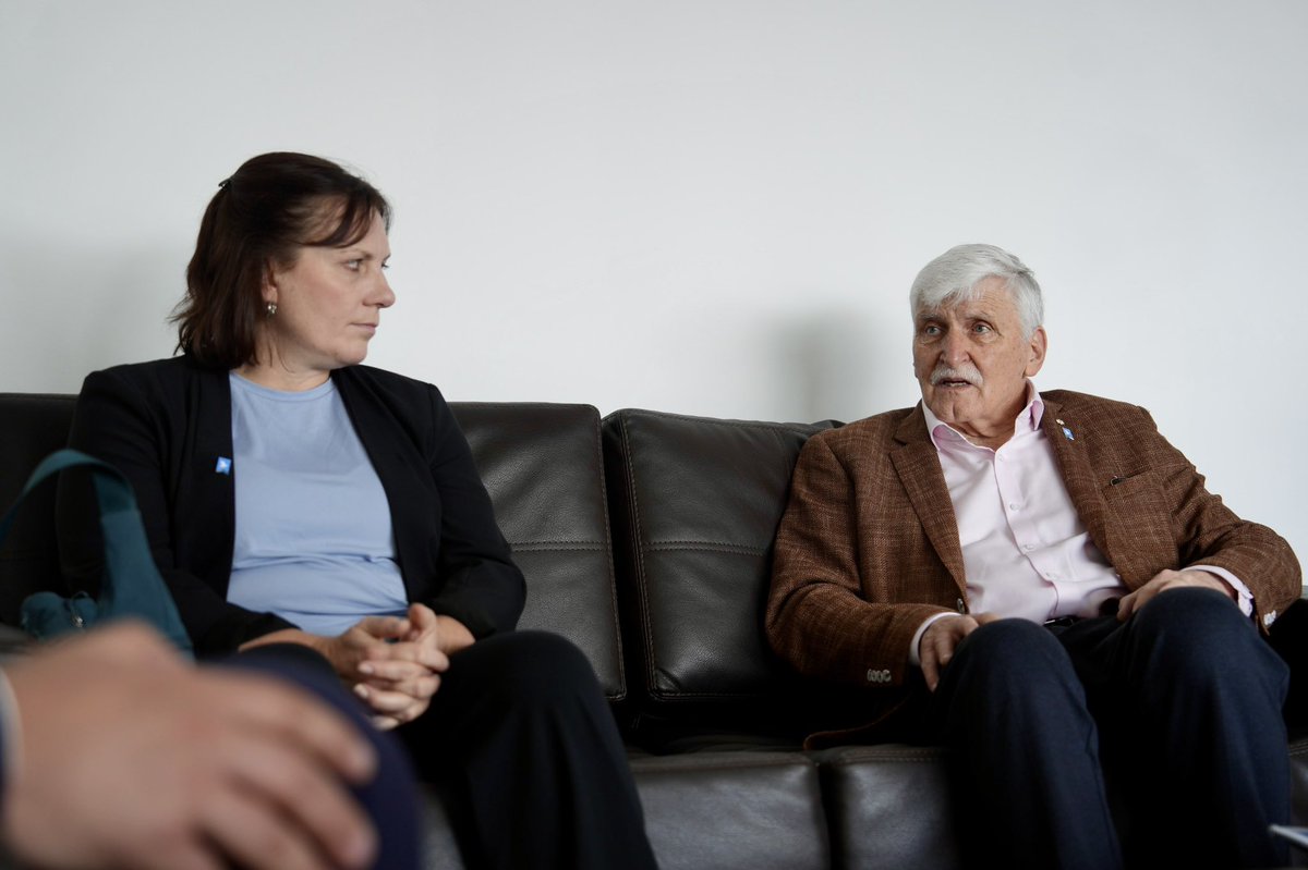 Sostuve un productivo encuentro con el General Roméo Dallaire, fundador ...