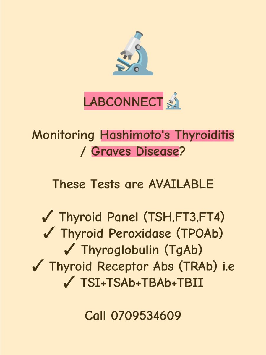 SimonPeterOkel9's tweet photo. These tests are available 24/7 #LABCONNECT , Call 0709534609 https://t.co/gMFJute98n