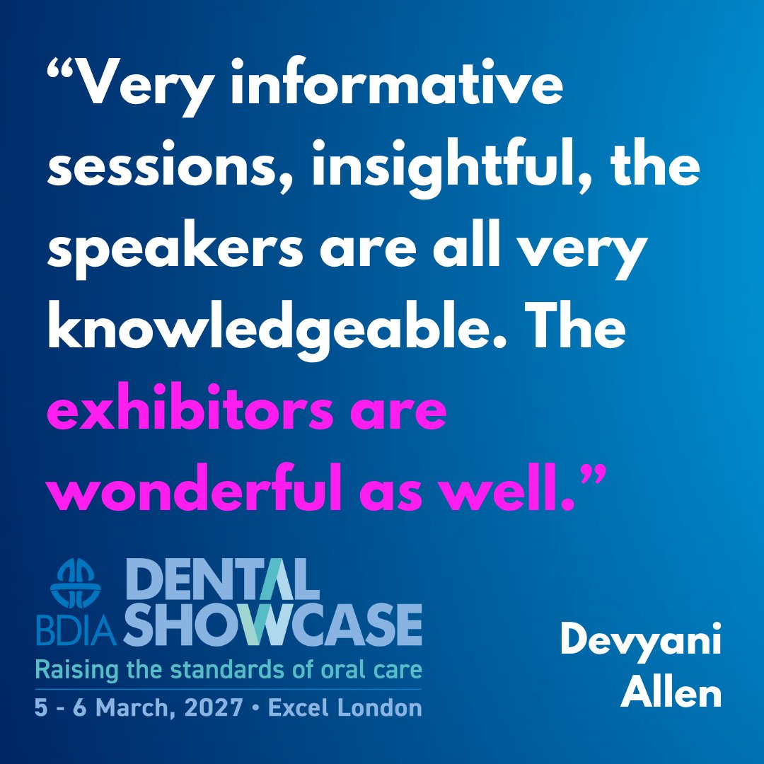 BDIA Dental Showcase tweet media