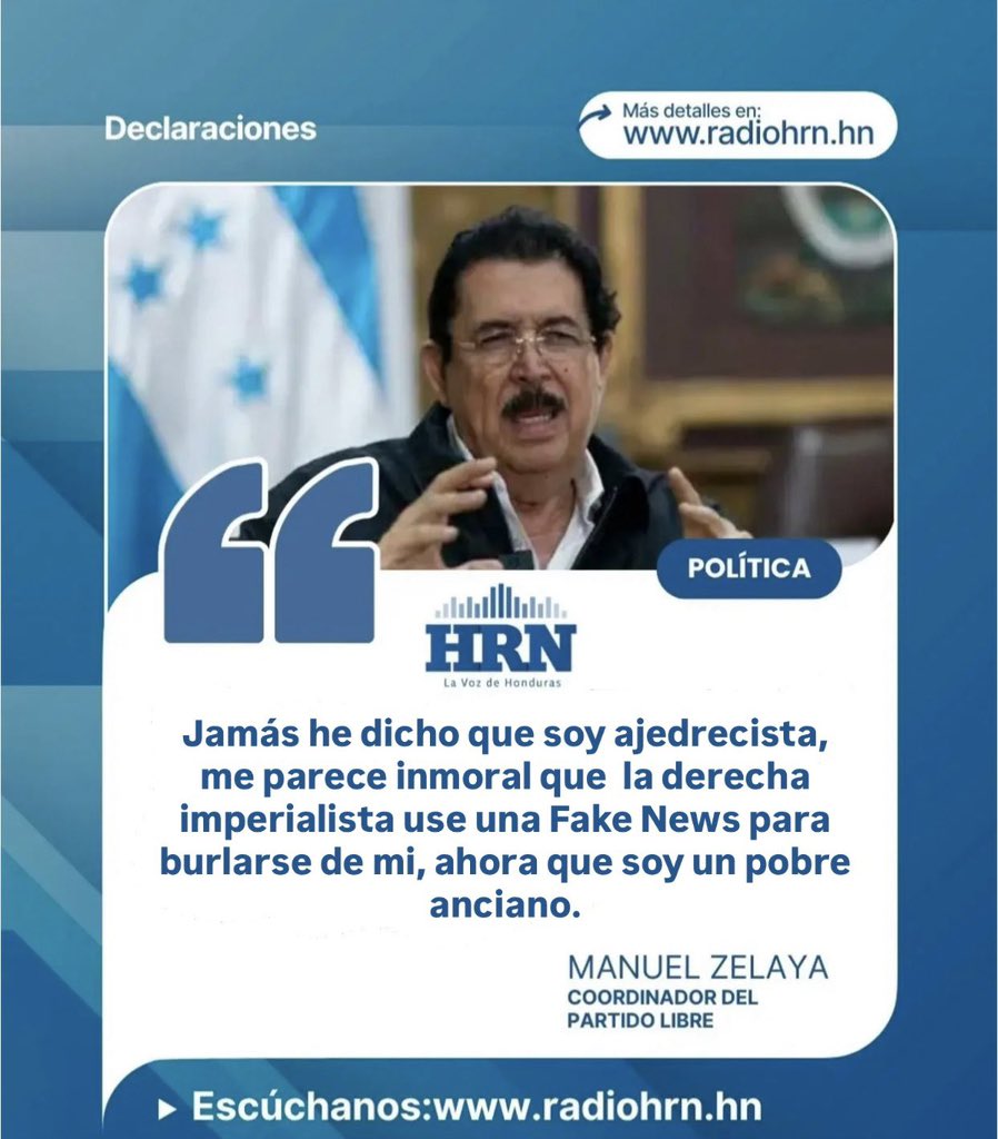 Ya dejen al anciano vivir sus últimos días en paz. 🙄