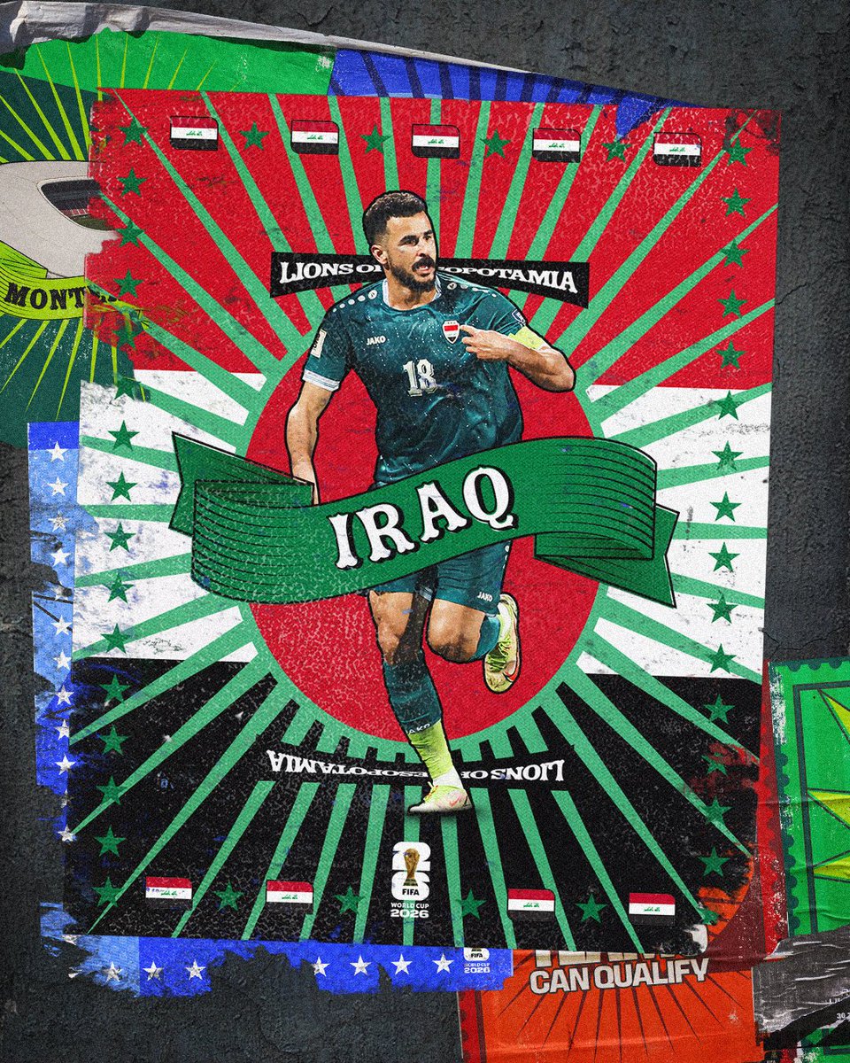 fifaworldcup_ar's tweet photo. خطوة تفصل أسود الرافدين عن الحلم 🇮🇶

#FIFAWorldCup https://t.co/e8Djdz1so0