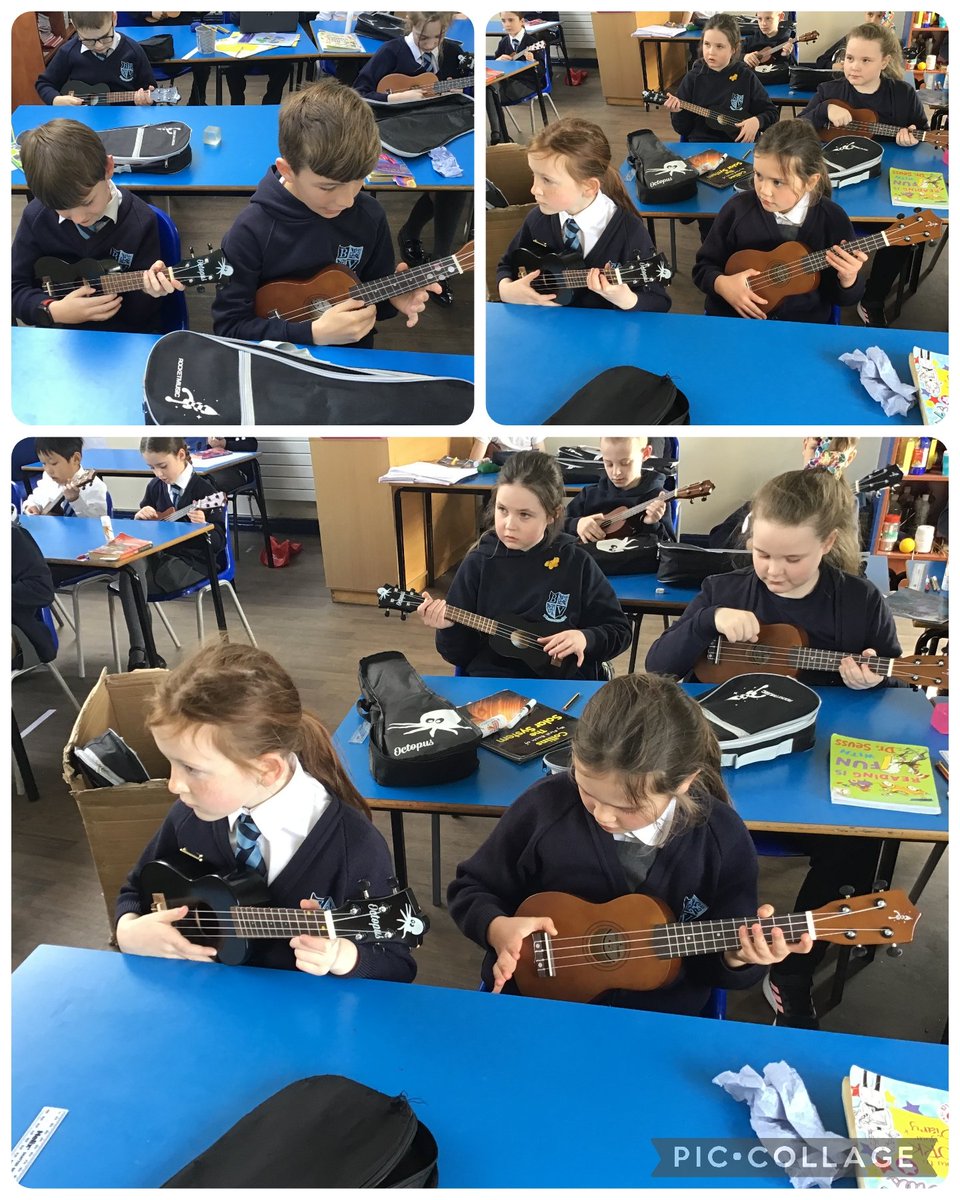 BelleValeSchool's tweet photo. Uke-can do it 4J!! They rocked their surprise ukulele lesson today. Safe to say we have some future rockstars in the making! Theyβre already counting down until the next session. πΆπ #MusicInSchools #ClassroomMagic https://t.co/GBc3FOCSSG