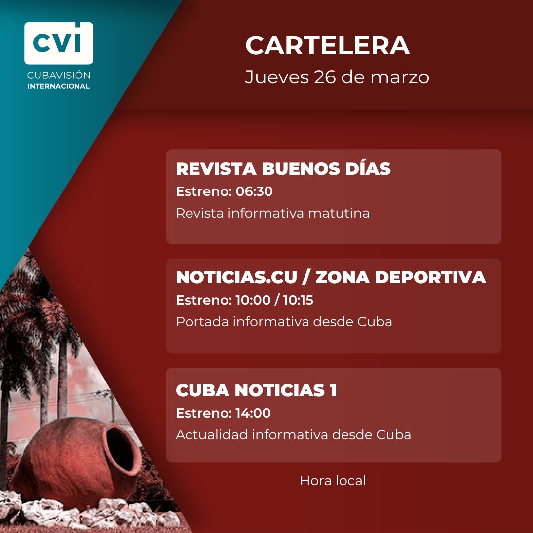 Cubavisión Internacional tweet media