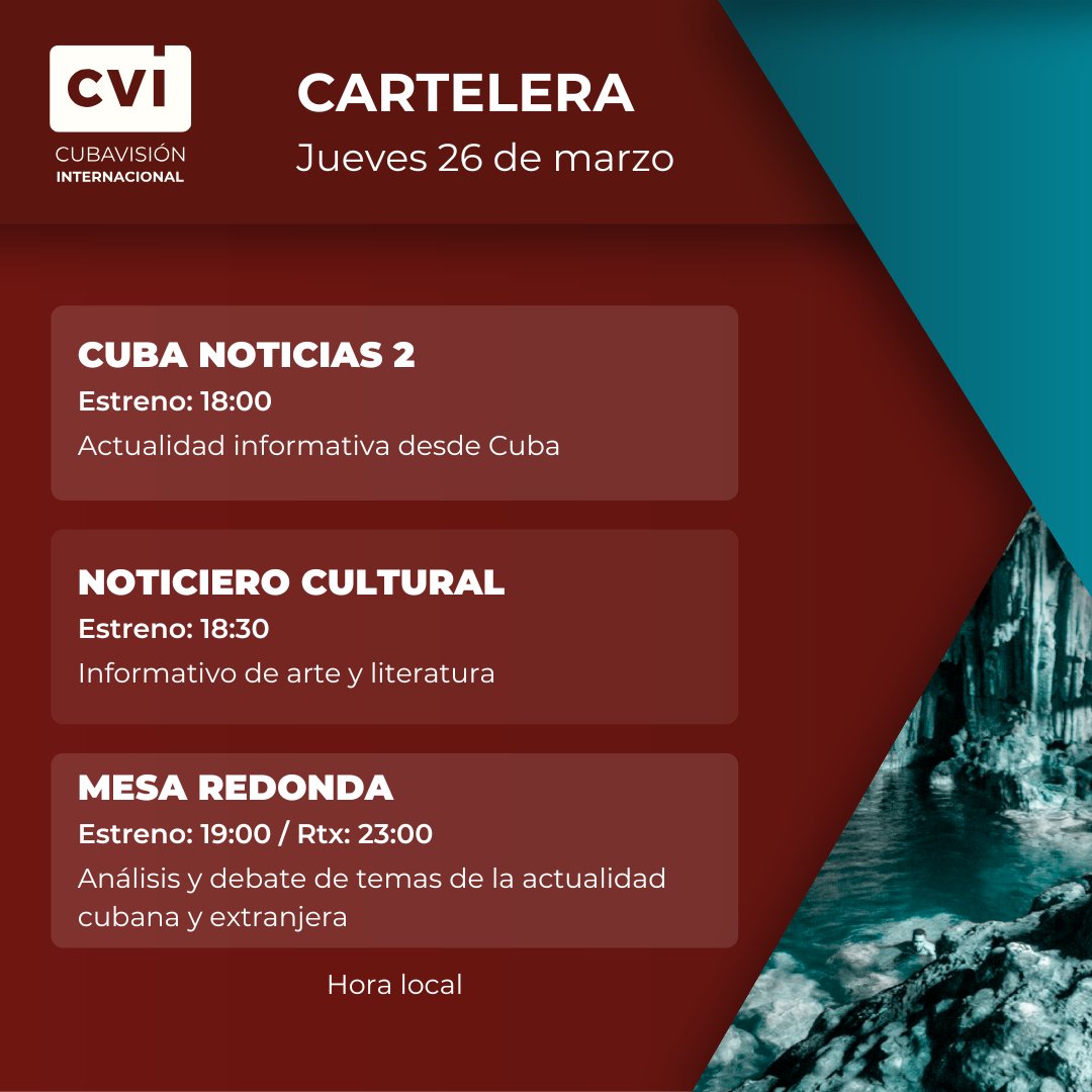 Cubavisión Internacional tweet media