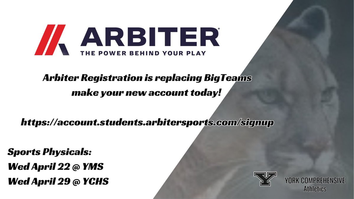 York Cougar Sports tweet media