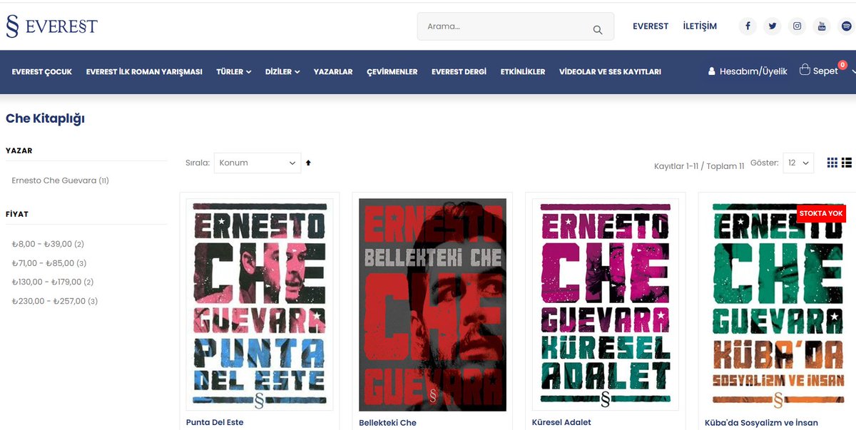 Bunlar bir de hiç yüzleri kızarmadan Küba devriminin kahramanı enternasyonalist Ernesto Che Guvara'nın yayın haklarını satın almış olanlar! Che hayatta olsa bunları yaptıklarına pişman ederdi!