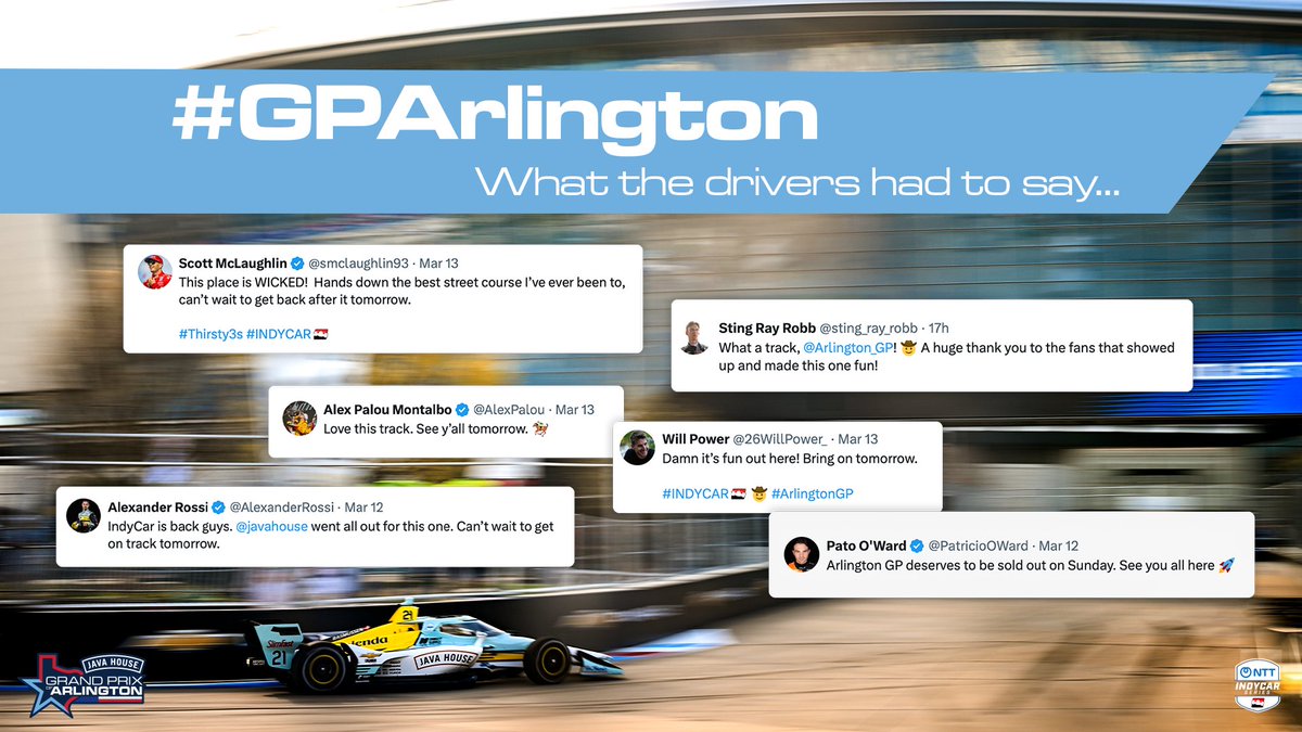 Java House Grand Prix of Arlington tweet media