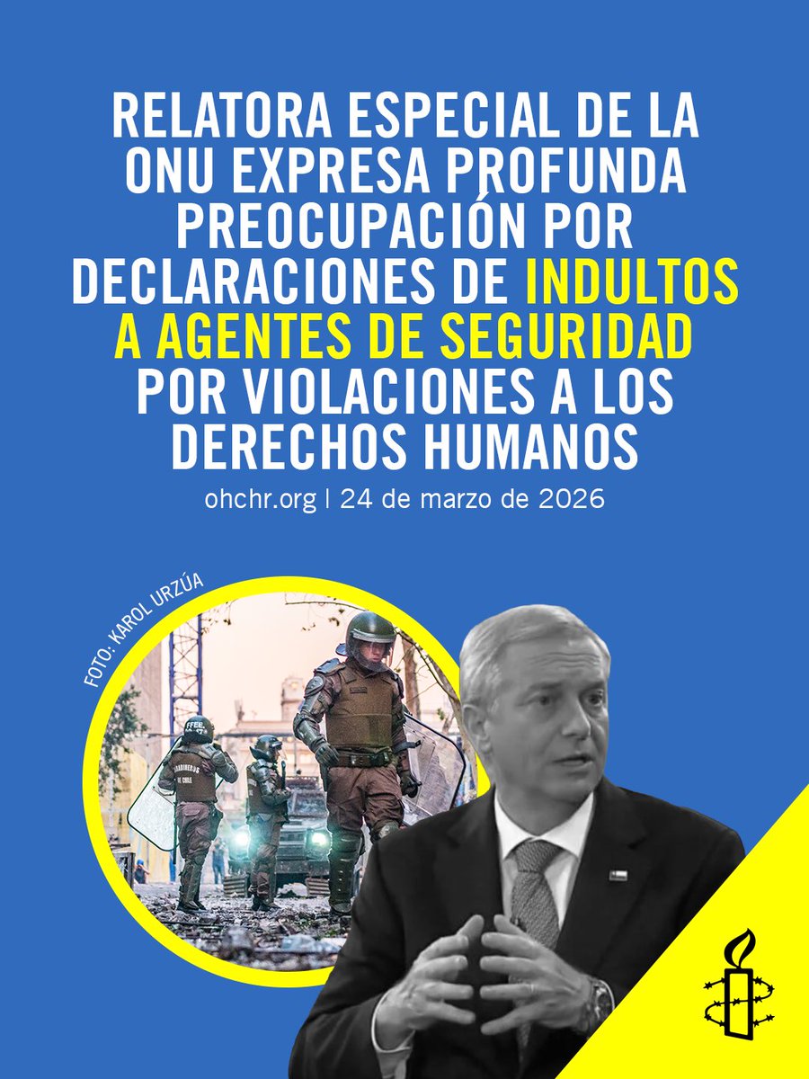 Amnistía Internacional Chile tweet media