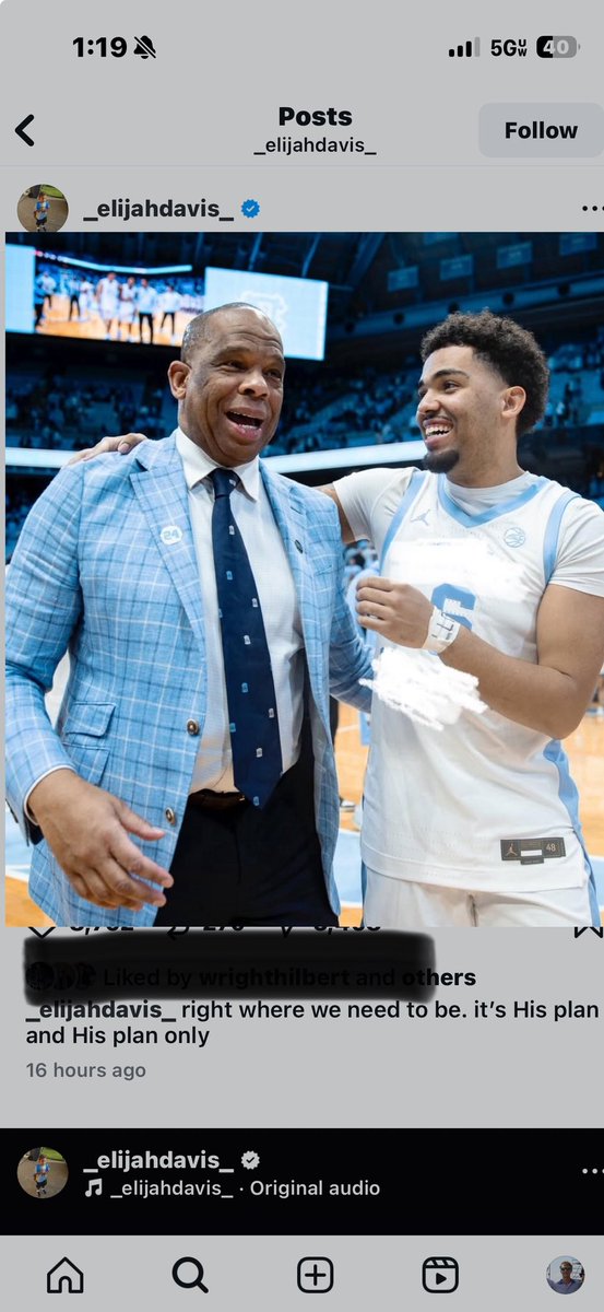 BMcbraders21837's tweet photo. Words can’t describe how little of an impact this had on anyone that Elijah Davis scratched North Carolina off his jersey, you sucked, your dad sucked. Your only legacy at UNC was having the most broken jump shot in the history of the school. So fucking soft #shrink https://t.co/6wDG2aJk6f