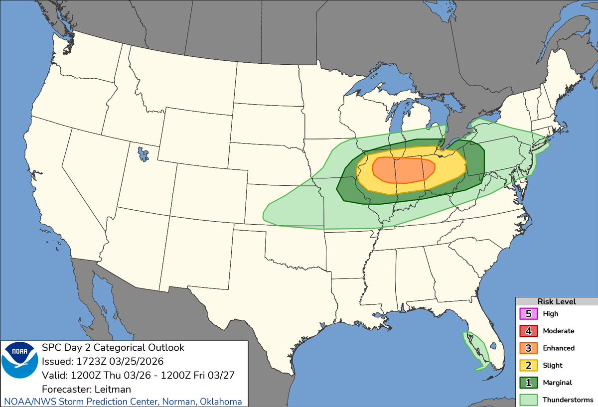 NWS Storm Prediction Center tweet media
