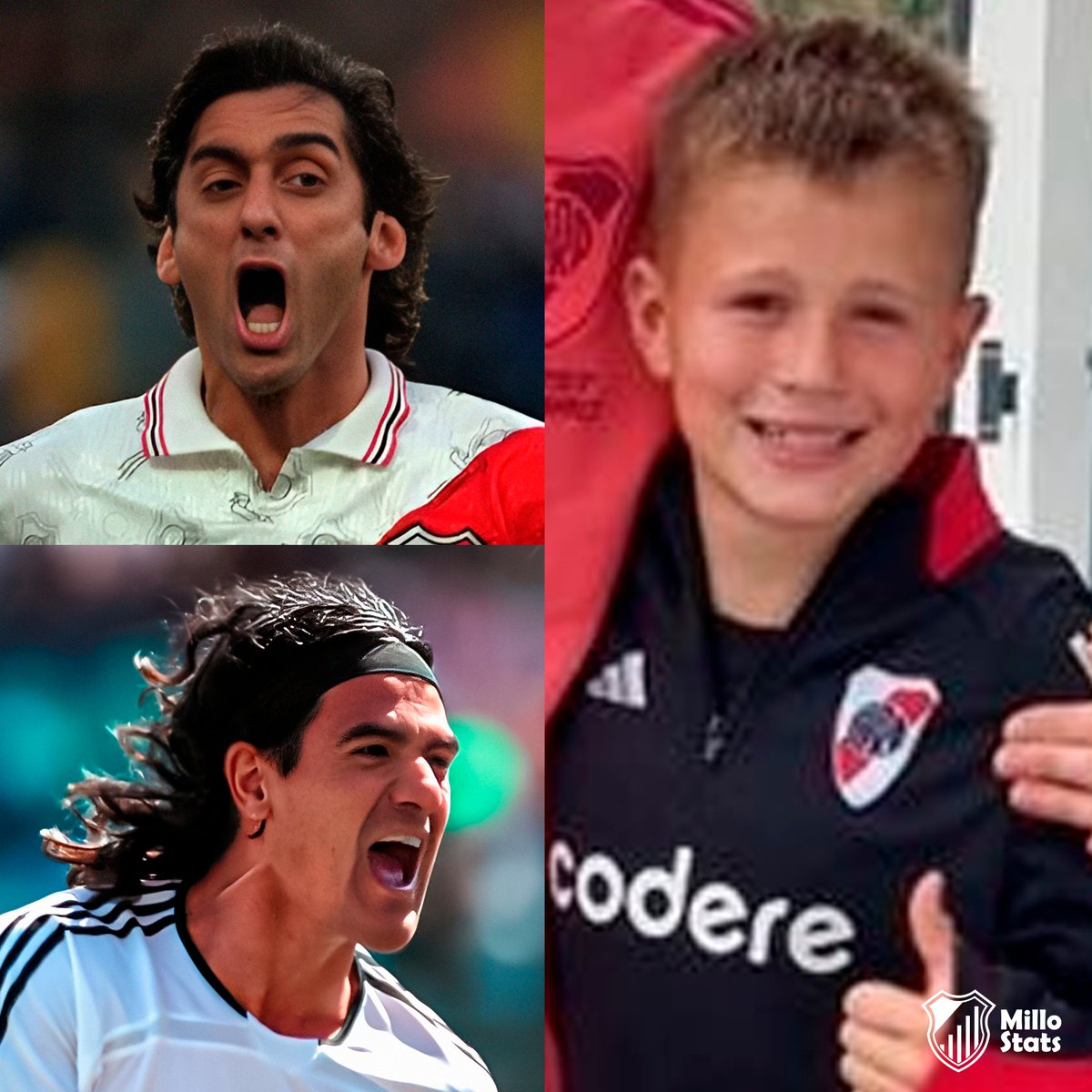 milloreserva's tweet photo. ‼️ “ME GUSTAN MUCHO ENZO FRANCESCOLI Y EL BURRITO ORTEGA”

“Estoy desde los siete años en River, mi sueño es llegar a Primera y jugar como los grandes”

🎙️ Sami Maldonado Schuster, jugador de la Sub-12 de River 🐔y nieto de Bernhard Schuster 🇩🇪 con @DiarioOle https://t.co/ZdXXbXyOB9