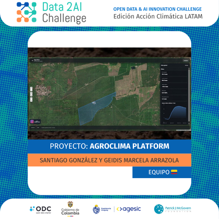 opendatacharter's tweet photo. #Data2AIChallenge |
¿Qué proyectos seleccionados de #Colombia (🇨🇴) están usando #datosabiertos e #IA para enfrentar el cambio climático?
Conocelos ACÁ 👇
🗺️ Minga Abierta: https://t.co/9jUcHVsZiy
💧 AgroClima Platform: https://t.co/Pve4Vr6Qvs
🧵 1/2 https://t.co/8nk2Ef7frl