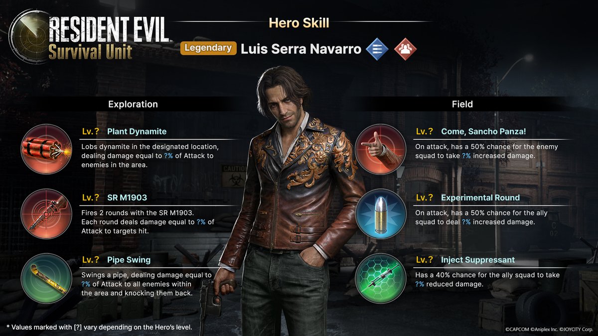 KendoGunSop's tweet image. Jack Krauser, Ashley Graham, &amp;amp; Luis Serra Navarro will soon be joining Resident Evil Survival Unit.

#ResidentEvil #ResidentEvilSurvivalUnit #MobileGame #REBHFun