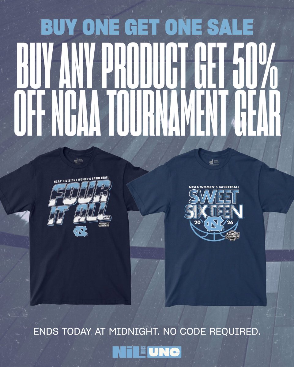 UNC NIL Store tweet media