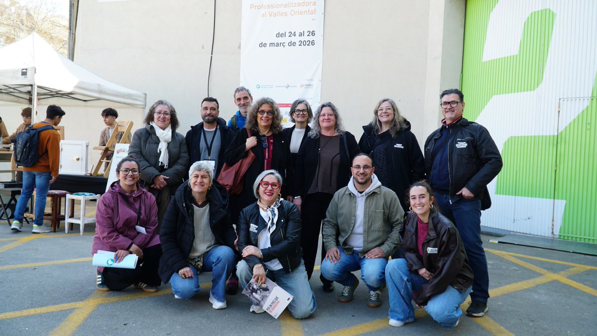 AlcaldeRosalina's tweet photo. Avui Plataforma Zero Abandonament hem visitat la Fira Guia’t del Vallès Oriental @granollers
@FundacioBofill
Un espai clau per repensar l’orientació per la continuïtat, també dels que estan pensant abandonar a 4 ESO
#ZeroAbandonament https://t.co/sfEa9V15Ob