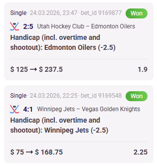 ez_bets_pro's tweet photo. Winnipeg empty net spot yesterday ✅💰

This is exactly what our model is built for — identifying +EV situations late in NHL games using real data, not guesswork.

#NHL #SportsBetting #BettingTwitter #GamblingTwitter #SportsAnalytics #EV #SharpBettor #Hockey #DataDriven #BetSmart https://t.co/lG2kyu9jWB