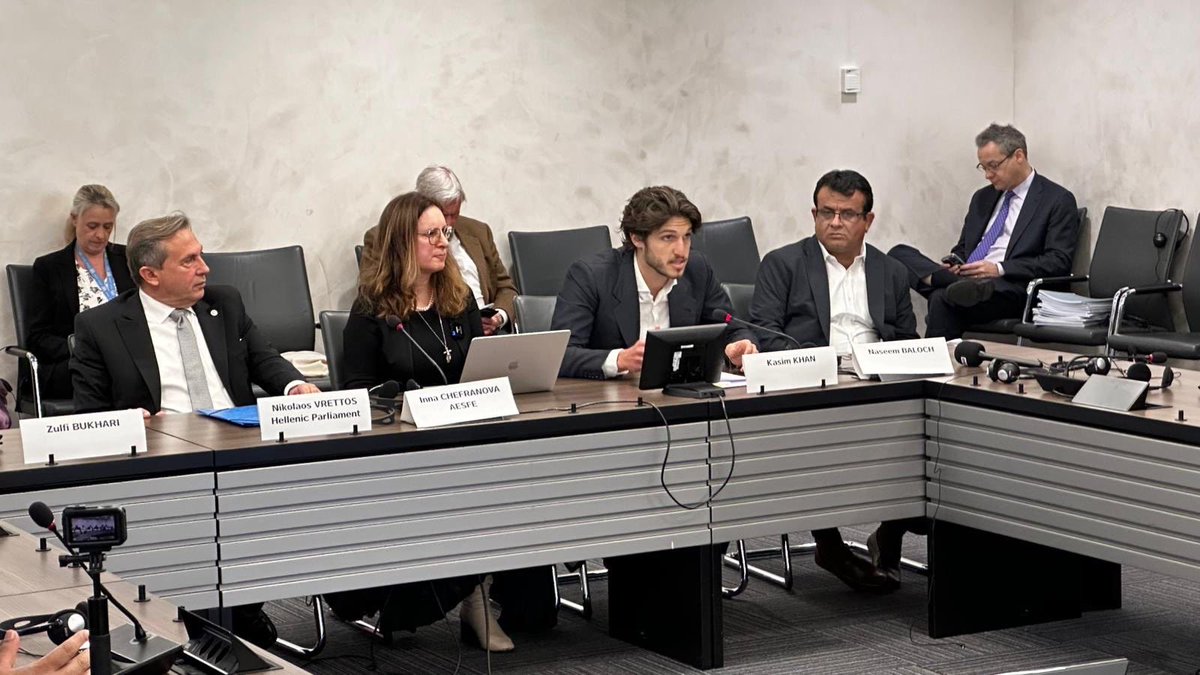 Deedagbaloch32's tweet image. Strong calls emerge at the UN #Human #Rights Council in #Geneva to review and suspend Pakistan’s GSP+ status, as Dr. #Naseem #Baloch and others address the issue.
#HRC61 #BNMGlobalCampaign #BNMGenevaEventMarch2026 
#Balochistan