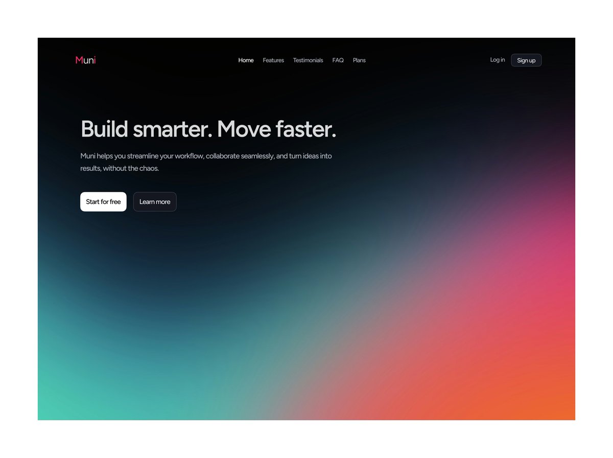 A hero section exploration from a few months ago👀