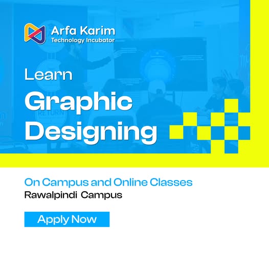 ArfaKarim_Tech's tweet image. Graphic Designing Training at AKTI Rawalpindi Campus!

Apply Now: akti.com.pk/admissions
For Further Details: 0321-1119652 | 0321 1119651
 
#AKTI #GraphicDesign #DesignSkills #CreativeSkills #Rawalpindi