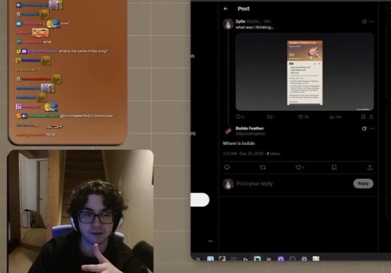 BolideFeather's tweet photo. Was watching the new @Zy0x_ video and got jumpscared https://t.co/jdWMeJHk8W