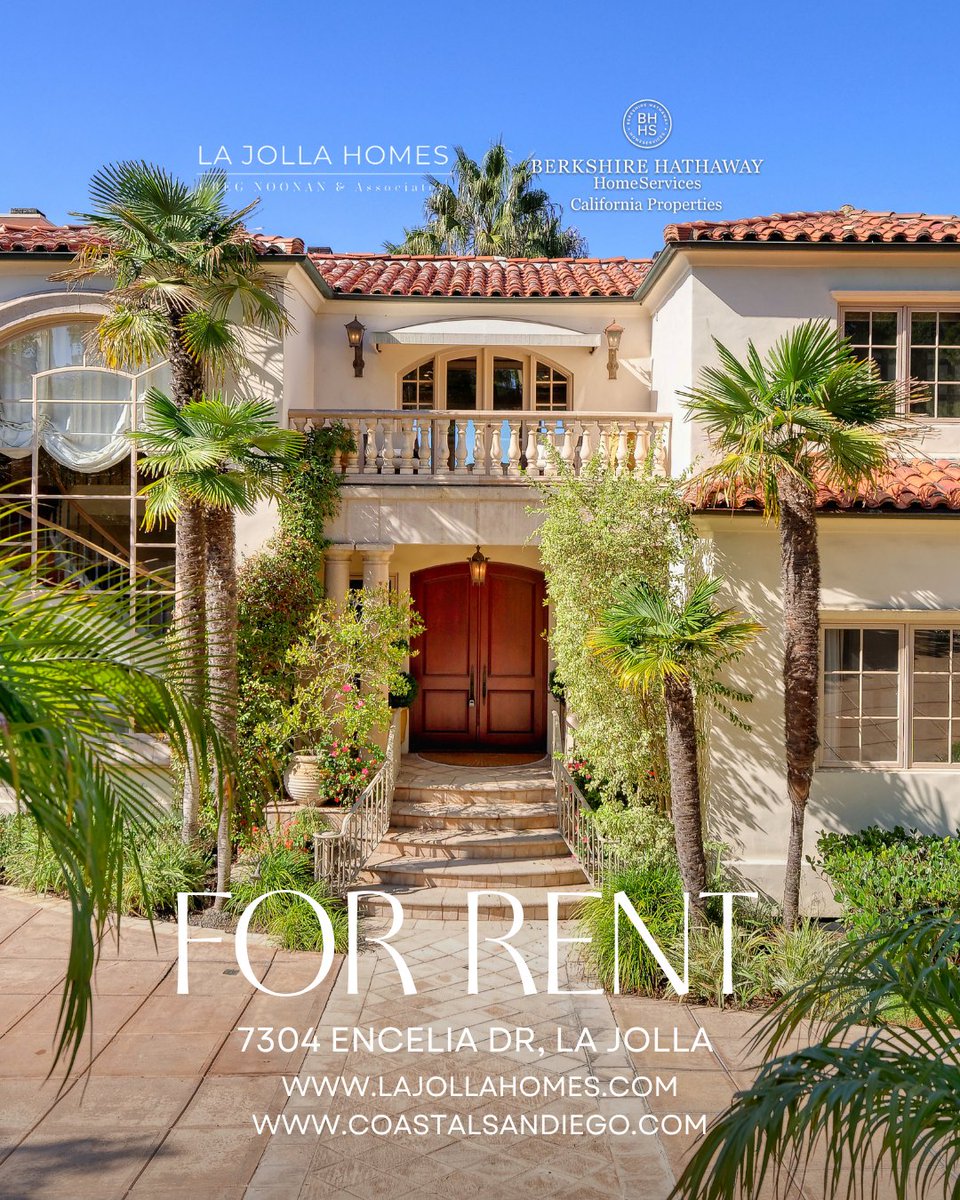 GregNoonanLJ's tweet photo. 📍7304 Encelia Dr, La Jolla
🛏️ 6 beds | 🛁 7 baths | 7,375 sqft
RENT: $25,000/mo

📞 Contact La Jolla’s #1 Top Agent and Team for any of your real estate needs! Call us today to schedule a showing at 1-800-La-Jolla. https://t.co/kLp6IbSOGX